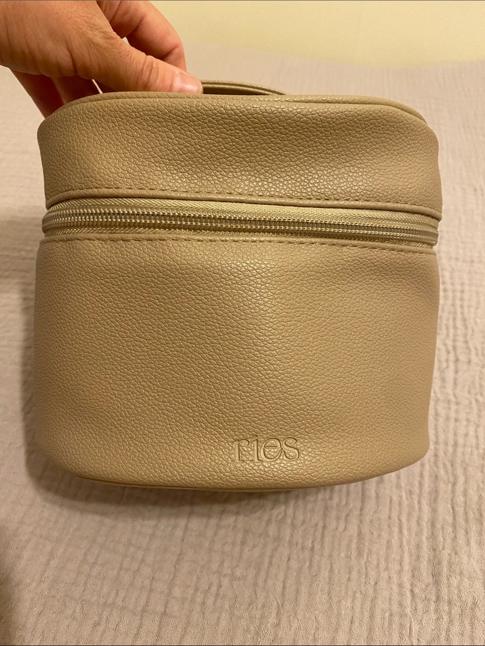 RIES beige leather